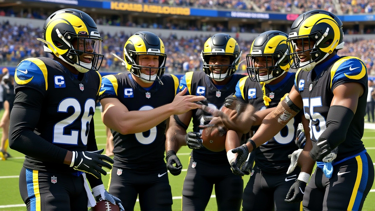 Rams roll past Buccaneers 34-7 as Stafford, Adams connect for 2 TDs; Mayfield injured